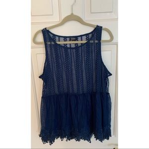 Blue Lace Tanktop